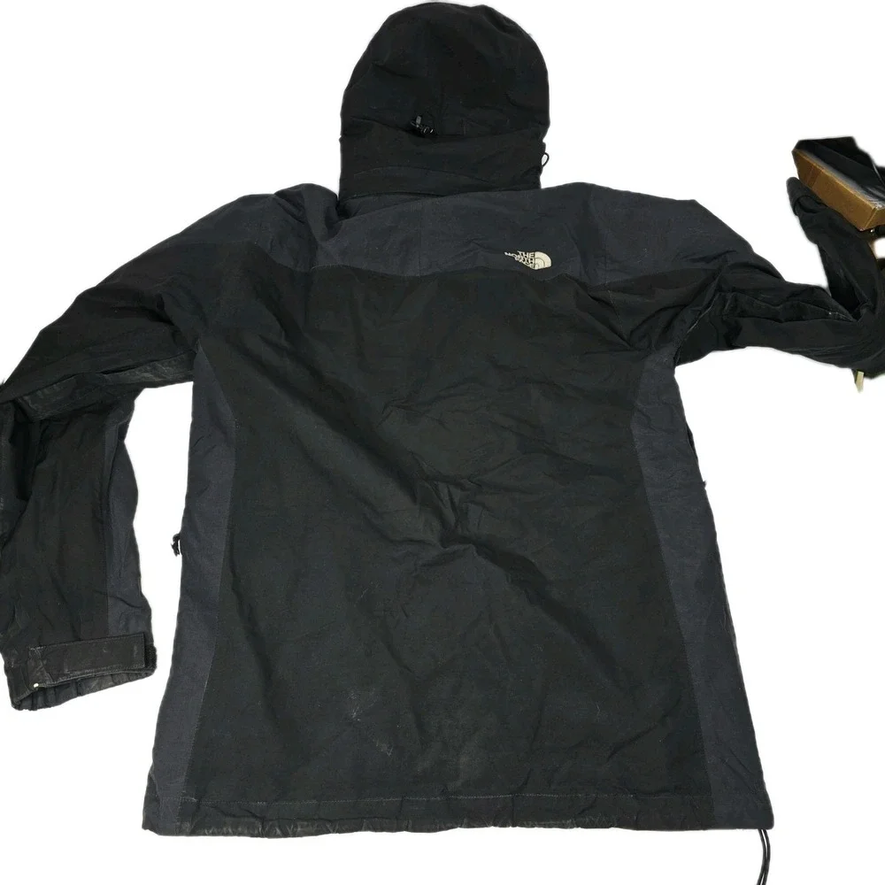 The North Face Mens Gore‎ Tex Black Hooded Jacket Outdoor Adventure Size S P
